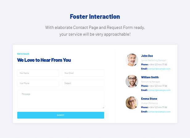Business Consulting WordPress Theme - Contact Page